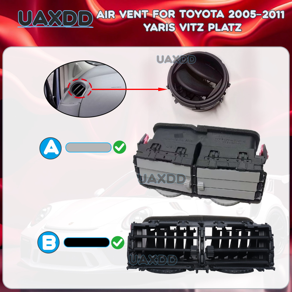 Car Accessories Dashboard - ช่องระบายอากาศสำหรับรถยนต์โตโยต้า ยาริส วิทซ์ แพลซ ปี 2005-2011