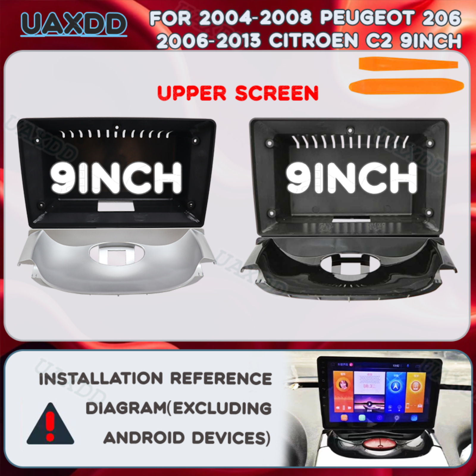 Car Accessories Dashboard - สำหรับ PEUGEOT 2004-2008 206 2006-2013 CITROEN