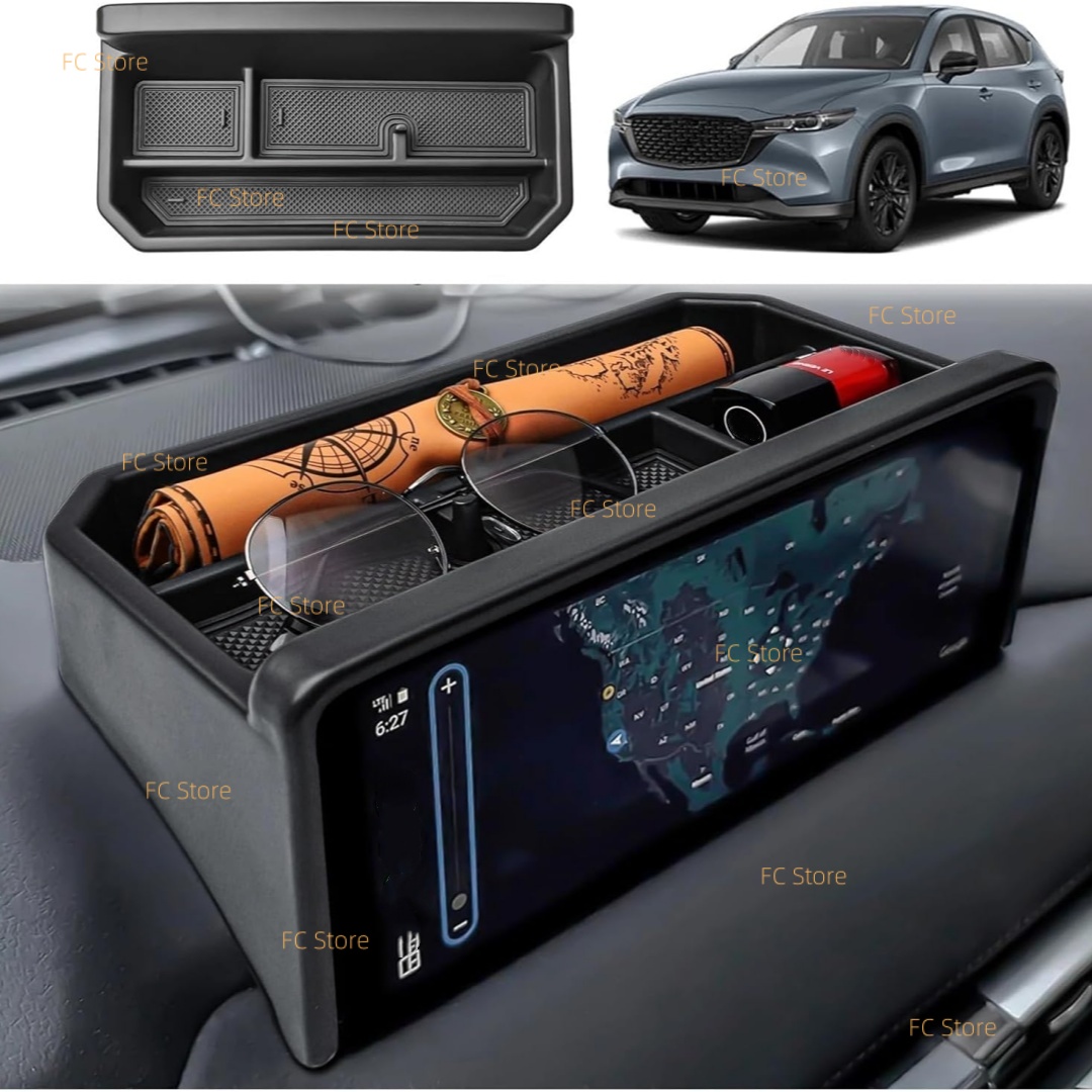 Car Accessories Dashboard - สำหรับ CX5 CX-5 2022-2025 กล่องเก็บของคอนโซลกลาง ที่วางแขน