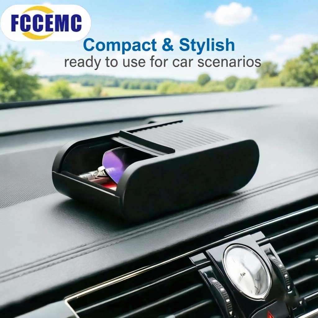 Car Accessories Dashboard - กล่องเก็บของในรถยนต์แบบดึงออกได้ ติดตั้งง่ายด้วยกาวในตัว สำหรับแว่นตา กุญแจ เหรียญ บัตร