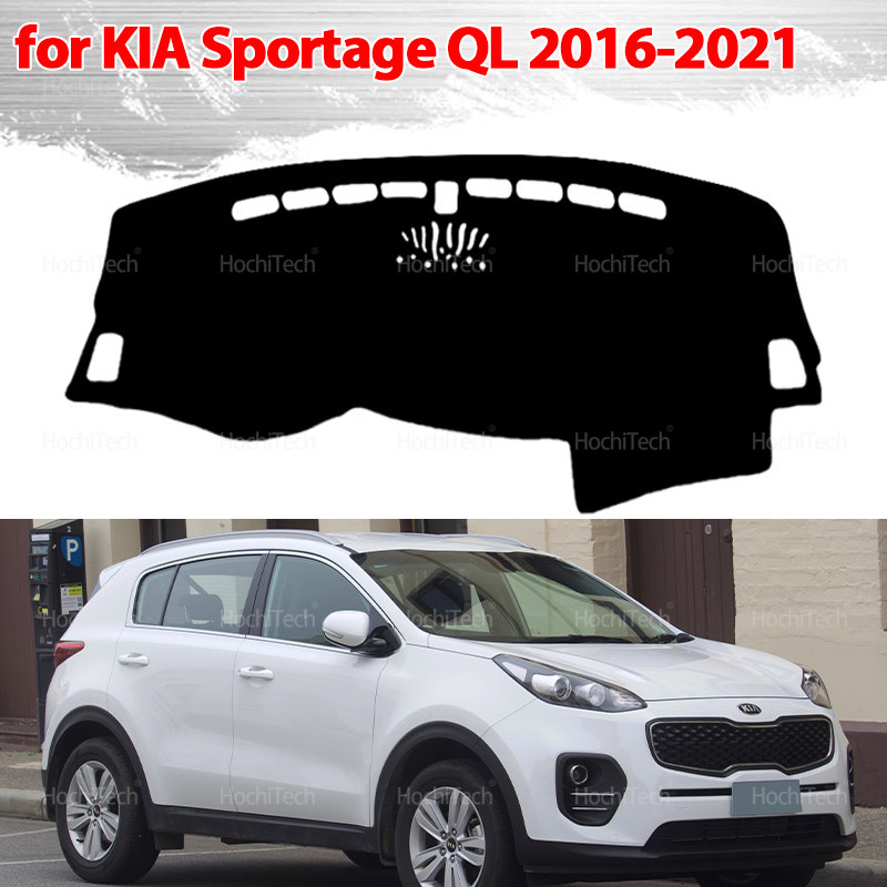 Car Accessories Dashboard - แดชบอร์ดป้องกันPadสําหรับKIA Sportage QL 2016-2021 รถอุปกรณ์เสริมDash BoardบังแดดAnto-UVพรมLHD