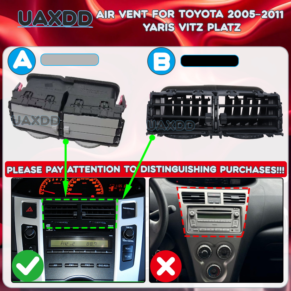ช่องระบายอากาศสำหรับรถยนต์โตโย - Car Accessories Dashboard บทวิจารณ์และราคา