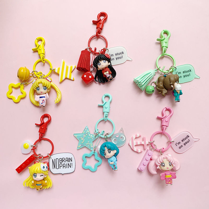 พวงกุญแจอนิเมะเซเลอร์มูน น่ารั - Car Accessories Wholesale บทวิจารณ์และราคา