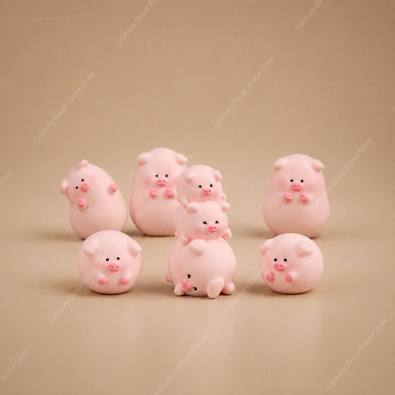 1PC น่ารักมินิพิกกี้ ออร์นาเมน - Car Accessories Xmas บทวิจารณ์และราคา