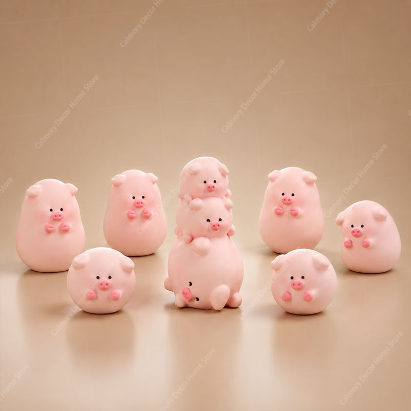 1PC น่ารักมินิพิกกี้ ออร์นาเมน - Car Accessories Xmas บทวิจารณ์และราคา