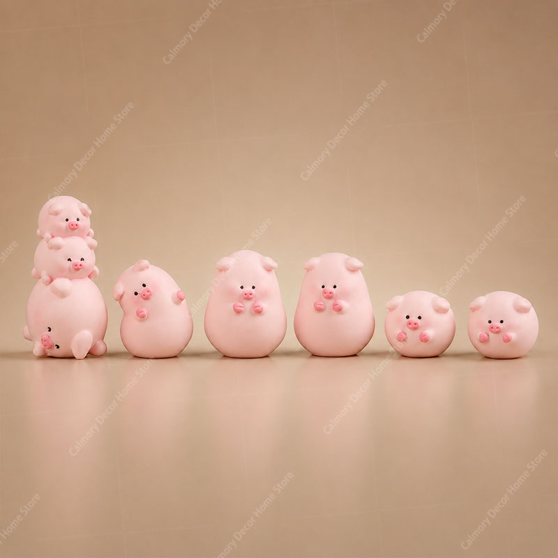 1PC น่ารักมินิพิกกี้ ออร์นาเมน - Car Accessories Xmas บทวิจารณ์และราคา