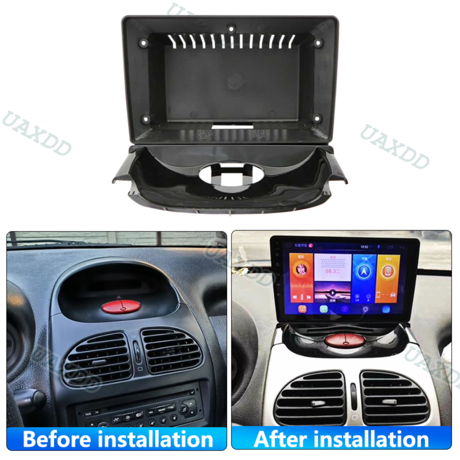 สำหรับ PEUGEOT 2004-2008 206 2 - Car Accessories Dashboard บทวิจารณ์และราคา