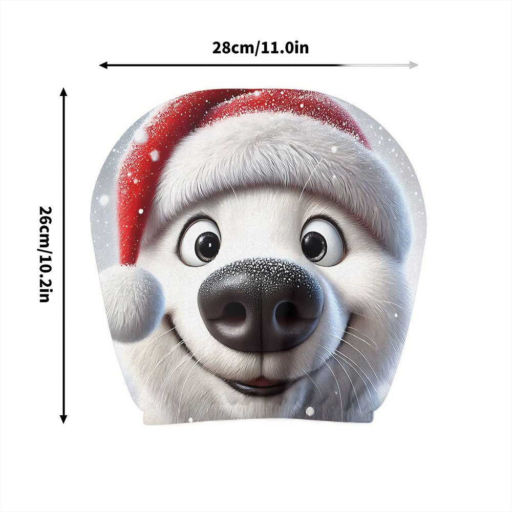หมวกคริสต์มาส 2 ชิ้น, ผ้าคลุมพ - Car Accessories Xmas บทวิจารณ์และราคา
