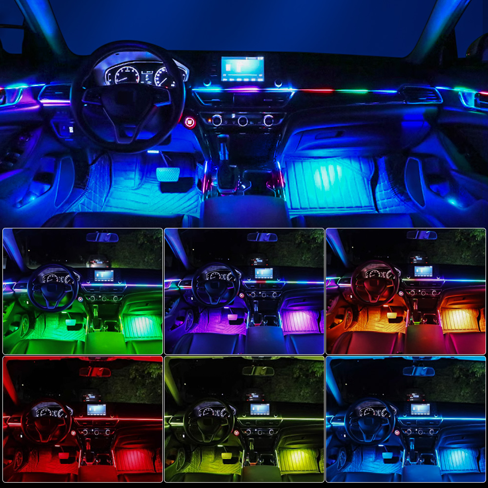 Universal LED รถ Ambient Light - Car Accessories For Inside บทวิจารณ์และราคา